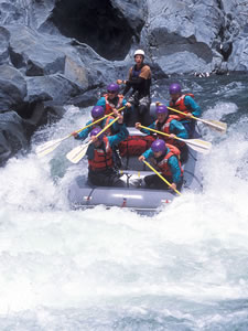 Whitewater River Rafting trips near Nevada County, California