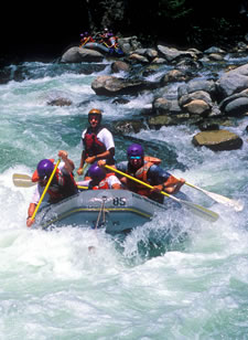 Whitewater River Rafting trips in California Gold Country