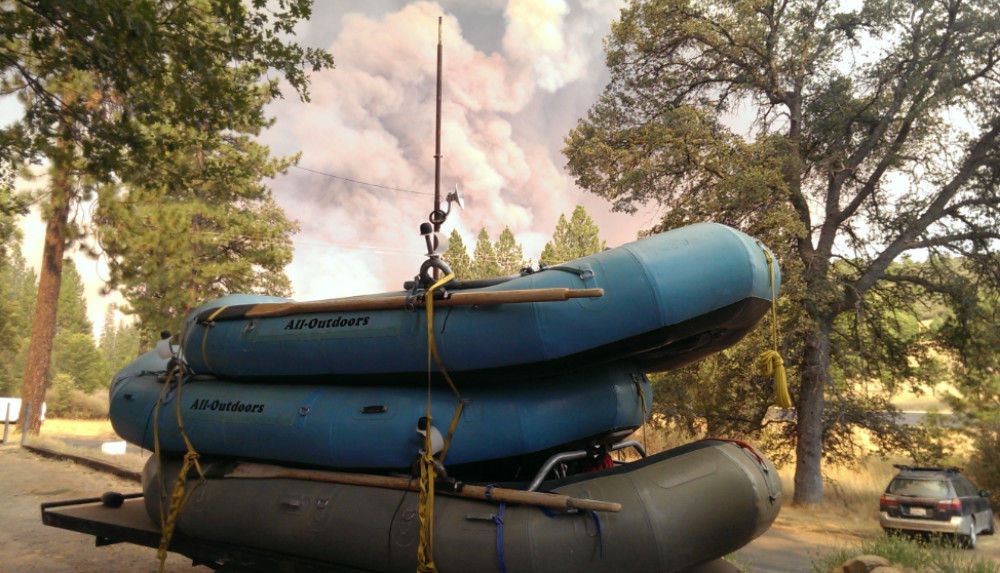 Evacuation prep - 2013 California Rim Fire