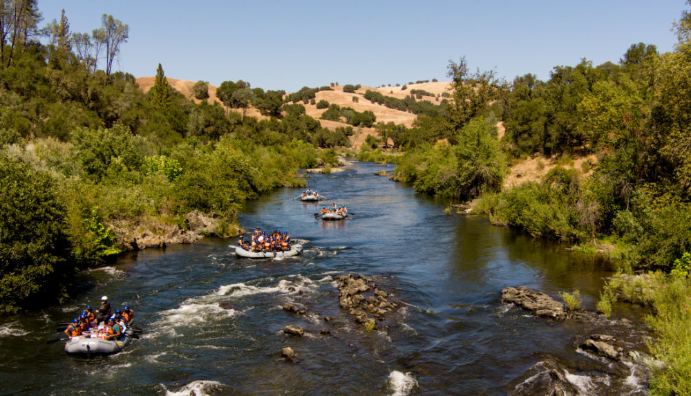 Summer rafting - South Fork American river