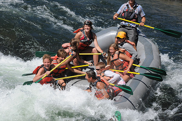 The rapids on the South Fork American River